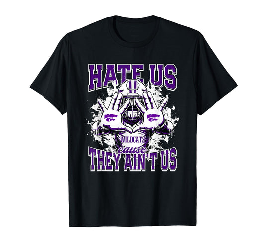 Clovis Wildcats Logo Hate Us Cause They Ain't HS T-Shirt