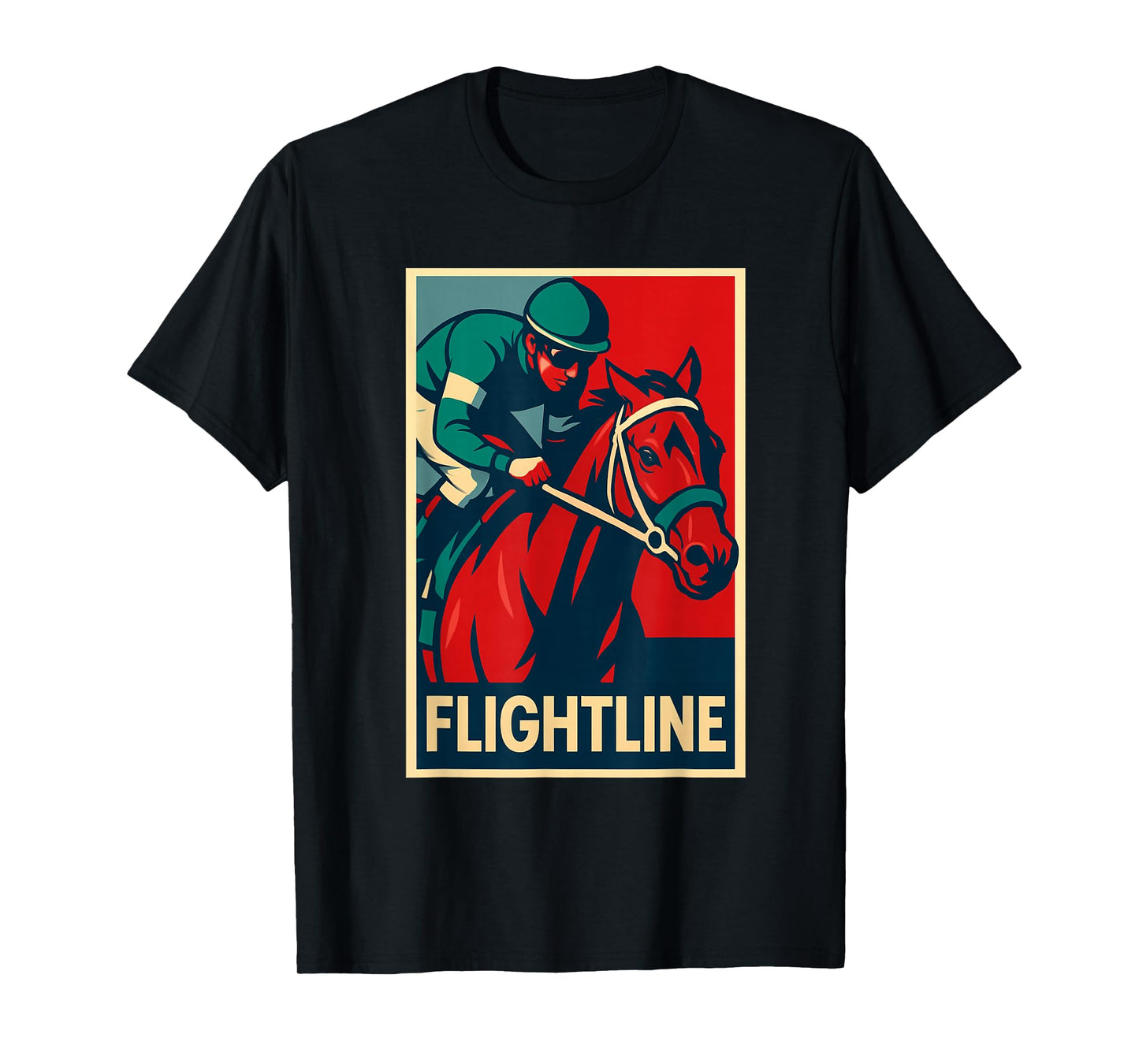 Flightline Horse, Horse Racing, Del Mar, Santa Anita, Horse T-Shirt