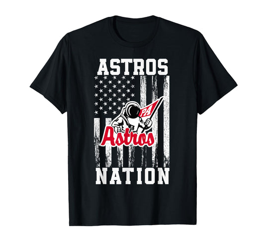 Pinkerton Astros Logo Nation HS T-Shirt