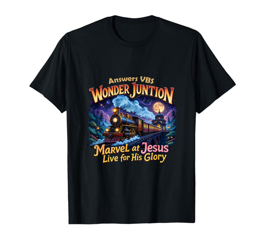 VBS 2025 Wonder Christian Camp Junction His Glory Jesus T-Shirt