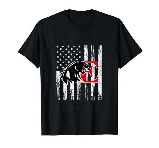 Eastbrook Panthers Logo Nation HS T-Shirt