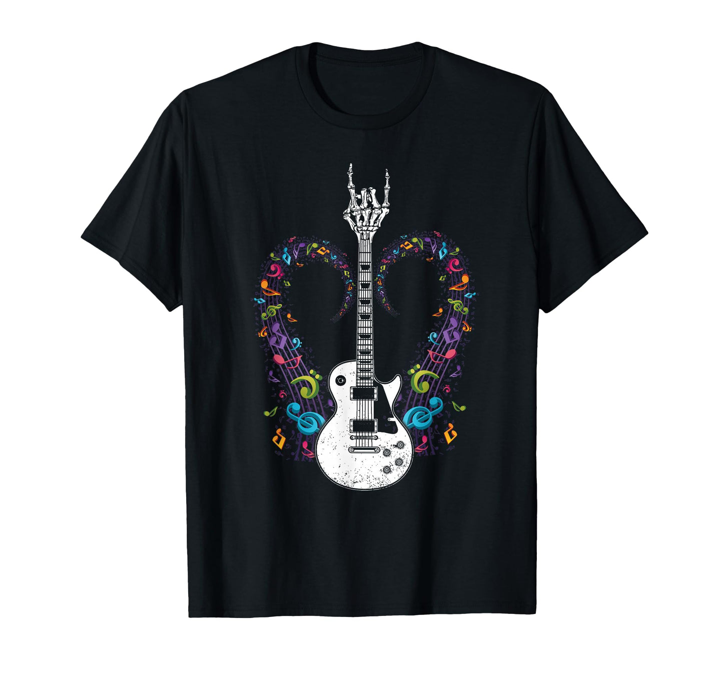Rock and Roll Punk Rock Band Concert Guitar Accessories T-Shirt