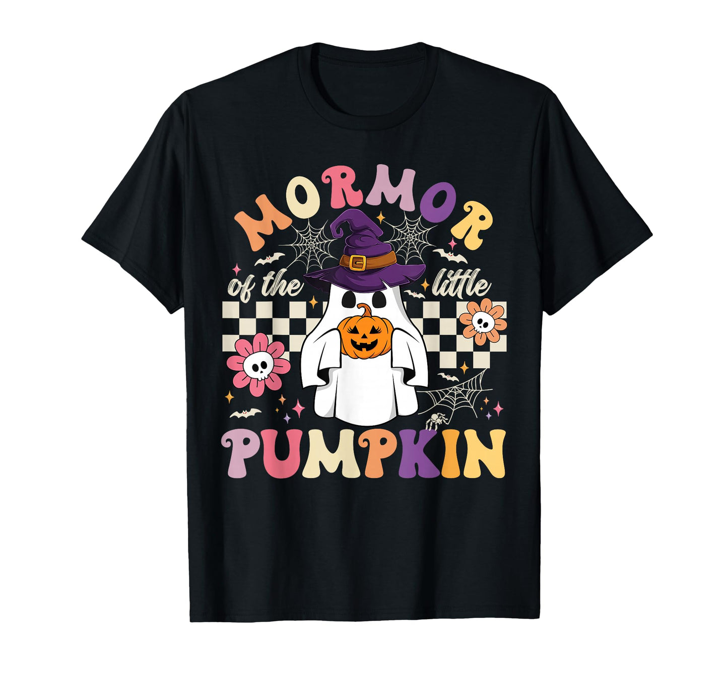 Mormor of The Little Pumpkin Halloween Spooky Ghost T-Shirt