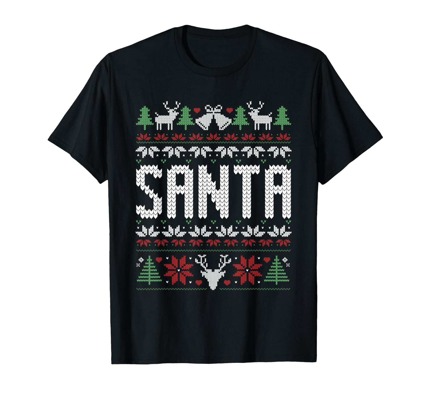Santa I'm So Good Santa Came Twice Matching Couple Ugly Xmas T-Shirt