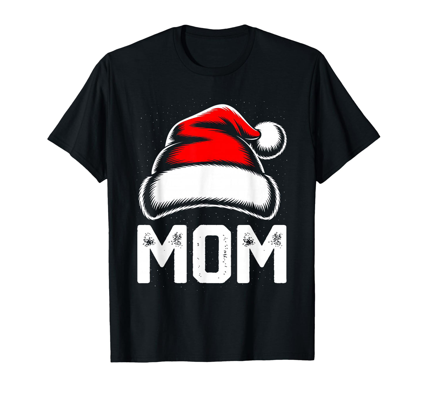 Mom Santa Christmas Family Matching Pajamas Xmas Squad T-Shirt