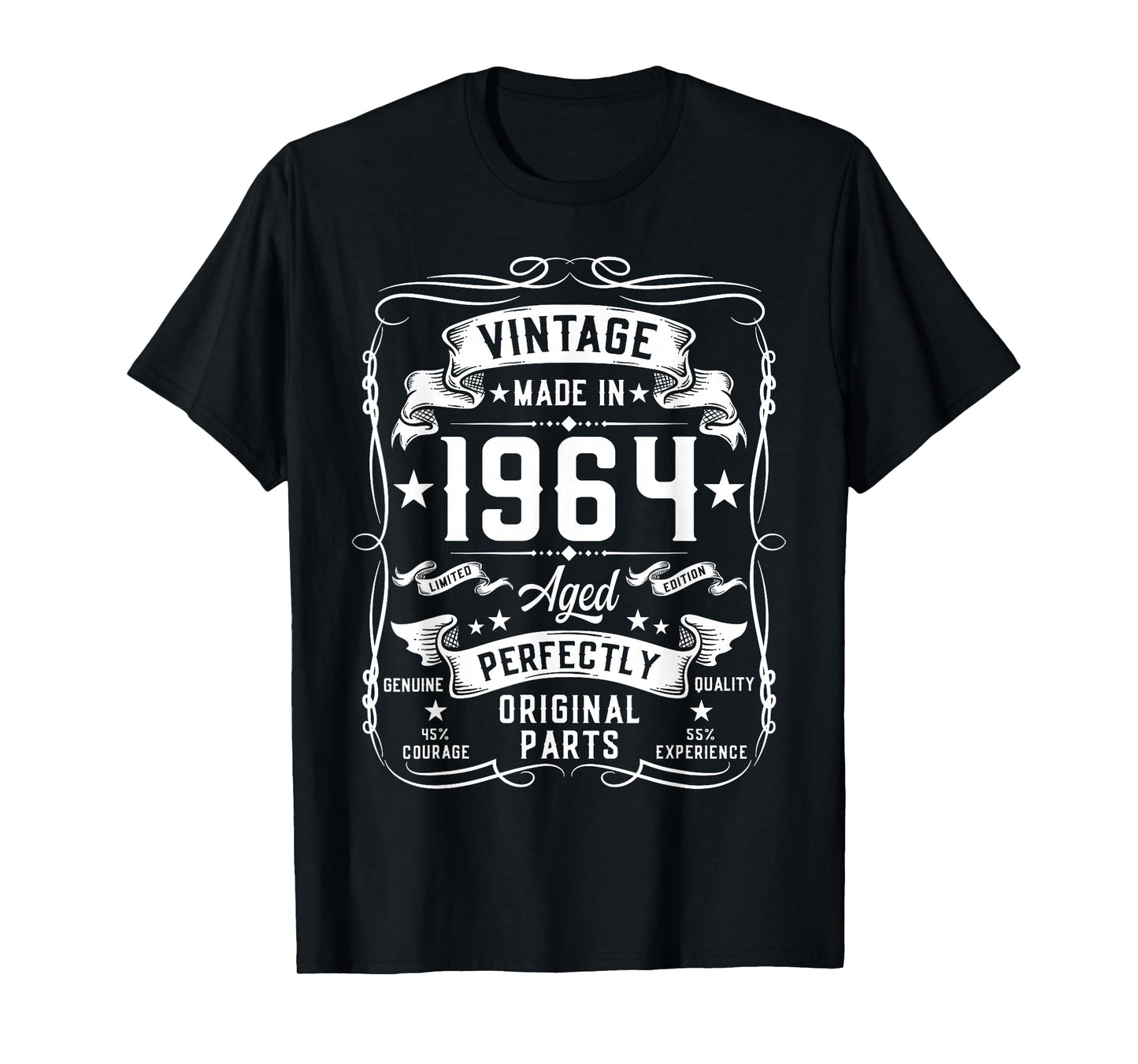 Vintage 1964 61 Years Old Gifts for Men 61yr 61st Birthday T-Shirt
