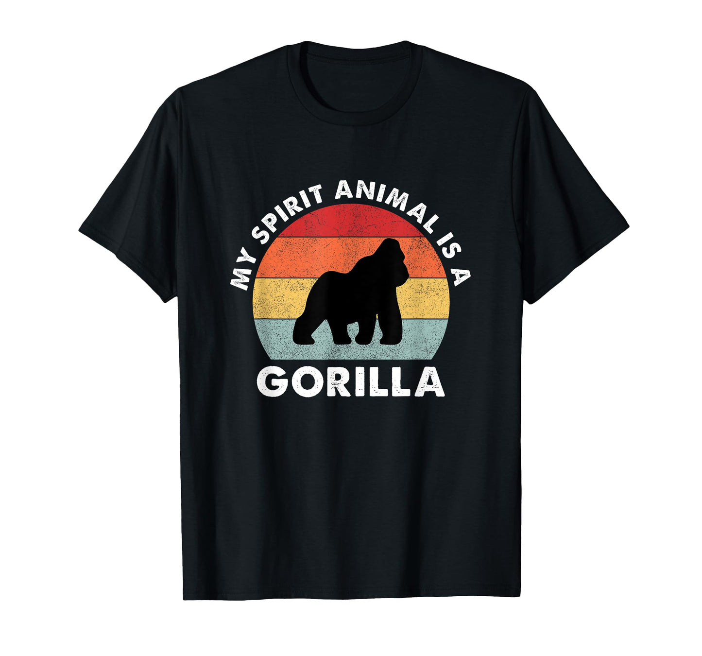 Vintage My Spirit Animal is a Gorilla T-Shirt