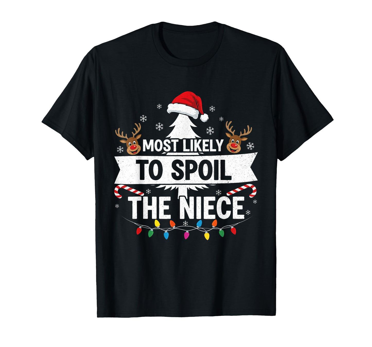 Most Likely to Spoil The Nephew Christmas Party Fun T-Shirt