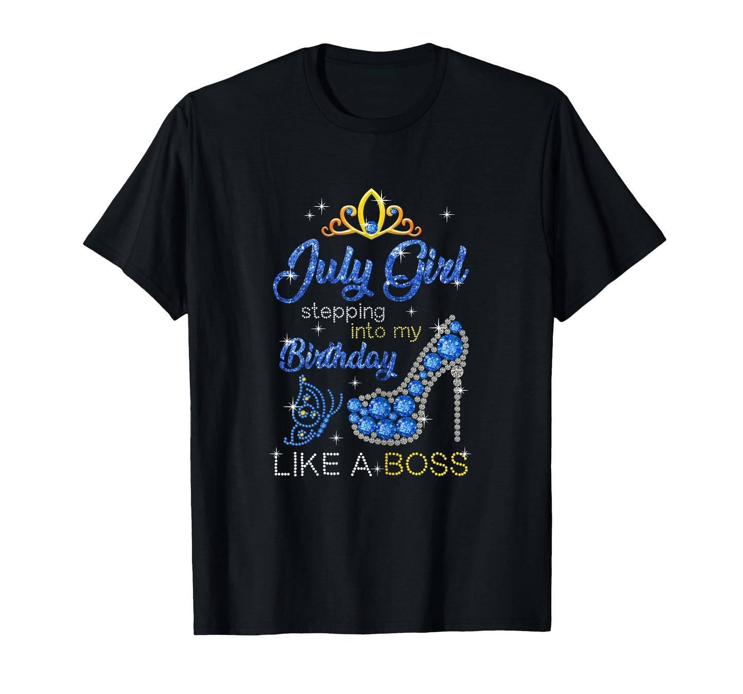 July Girl Stepping Into My Birthday Gift for Cancer Womens T-Shirt
