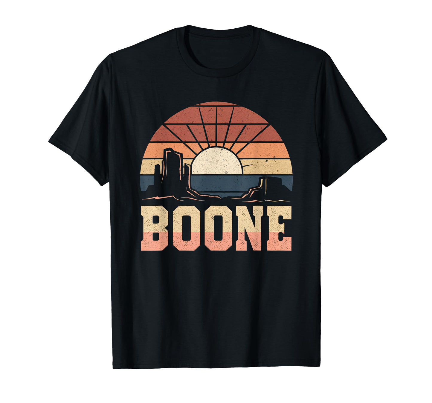 Boone Tshirt Family Name I Love Boone 80's Vintage NC Retro T-Shirt