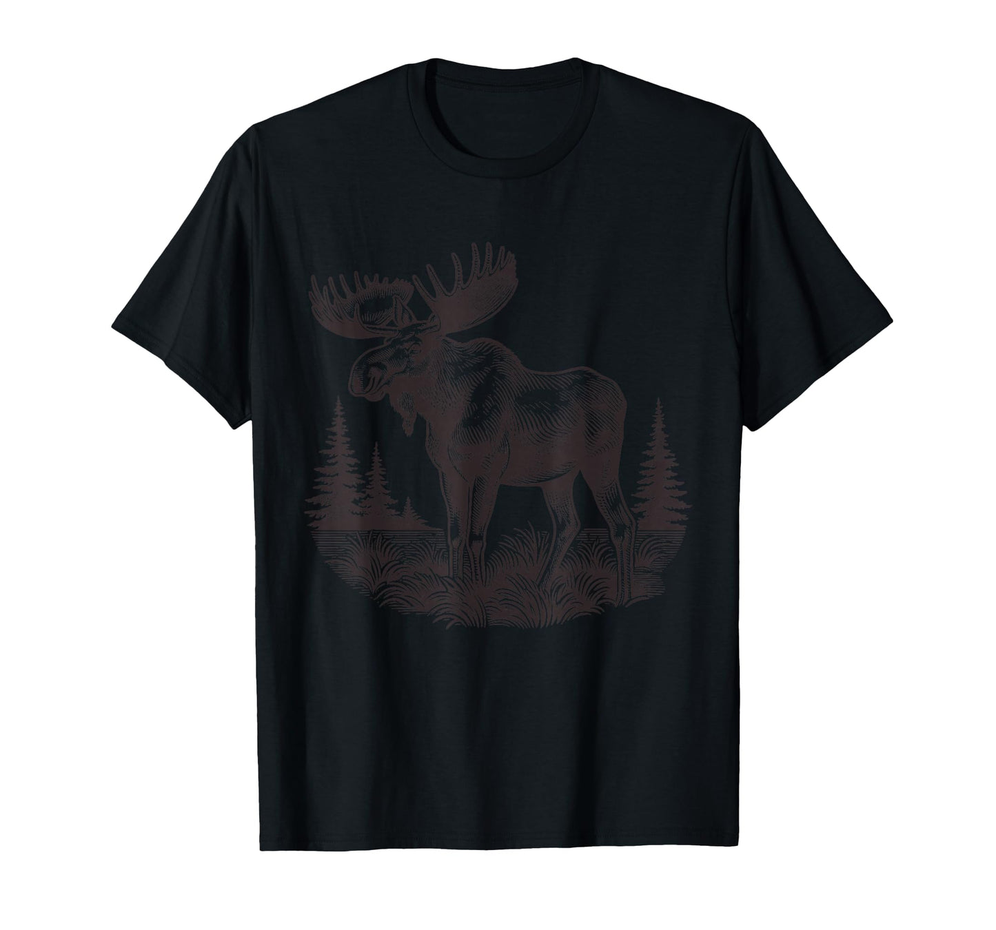 Moose Animal Vintage Moose T-Shirt