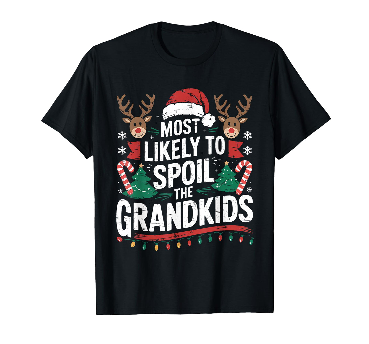 Fun Christmas Party Most Likely to Spoil The Grandkids T-Shirt
