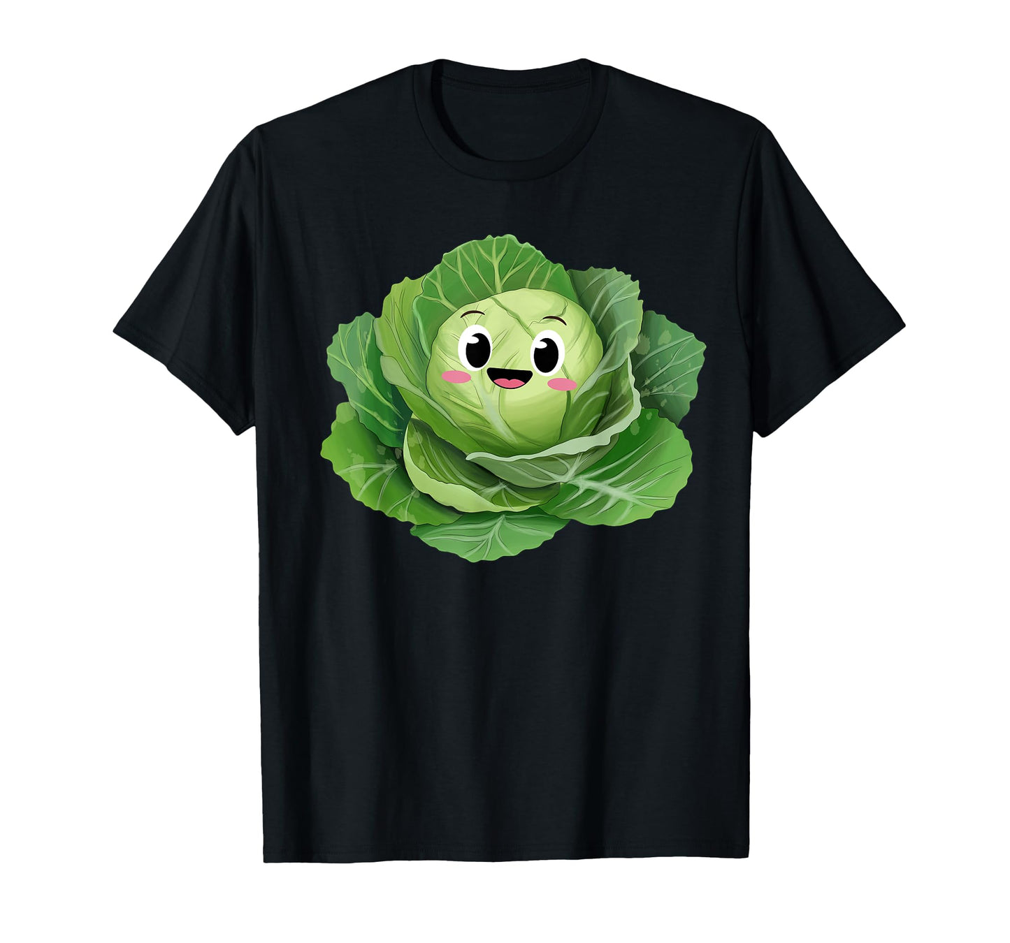Cute Cabbage Team Halloween Costume Cabbage Lover Vegan T-Shirt