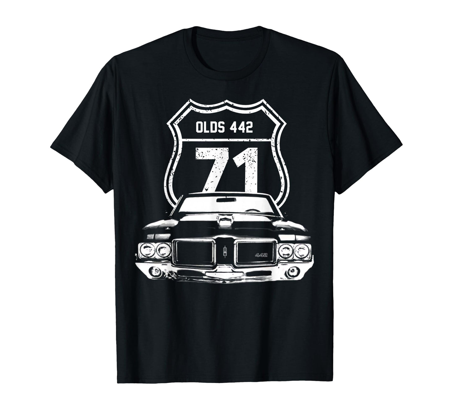 1971 71 olds 442 muscle car T-Shirt