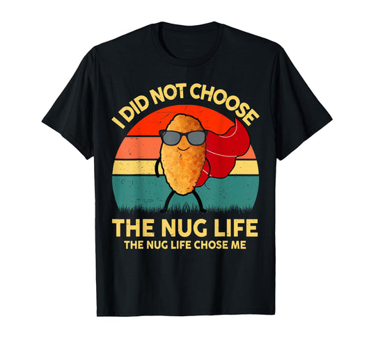 Kid Nug-Life I Love Chicken Nugget Boy Toddler Funny Graphic T-Shirt