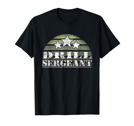 Drill Sergeant Uniform Military Boot Camp T-Shirt