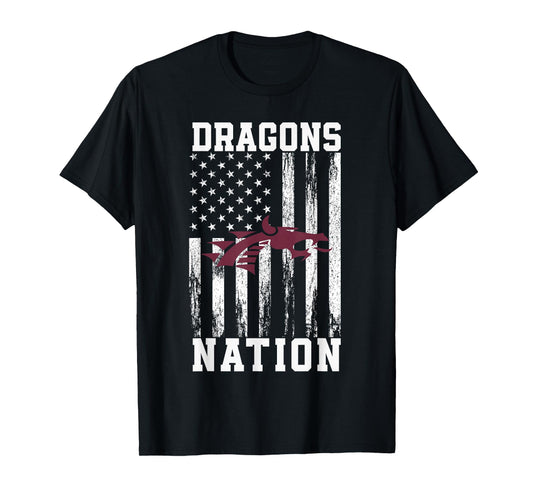Collierville Dragons Logo Nation HS T-Shirt