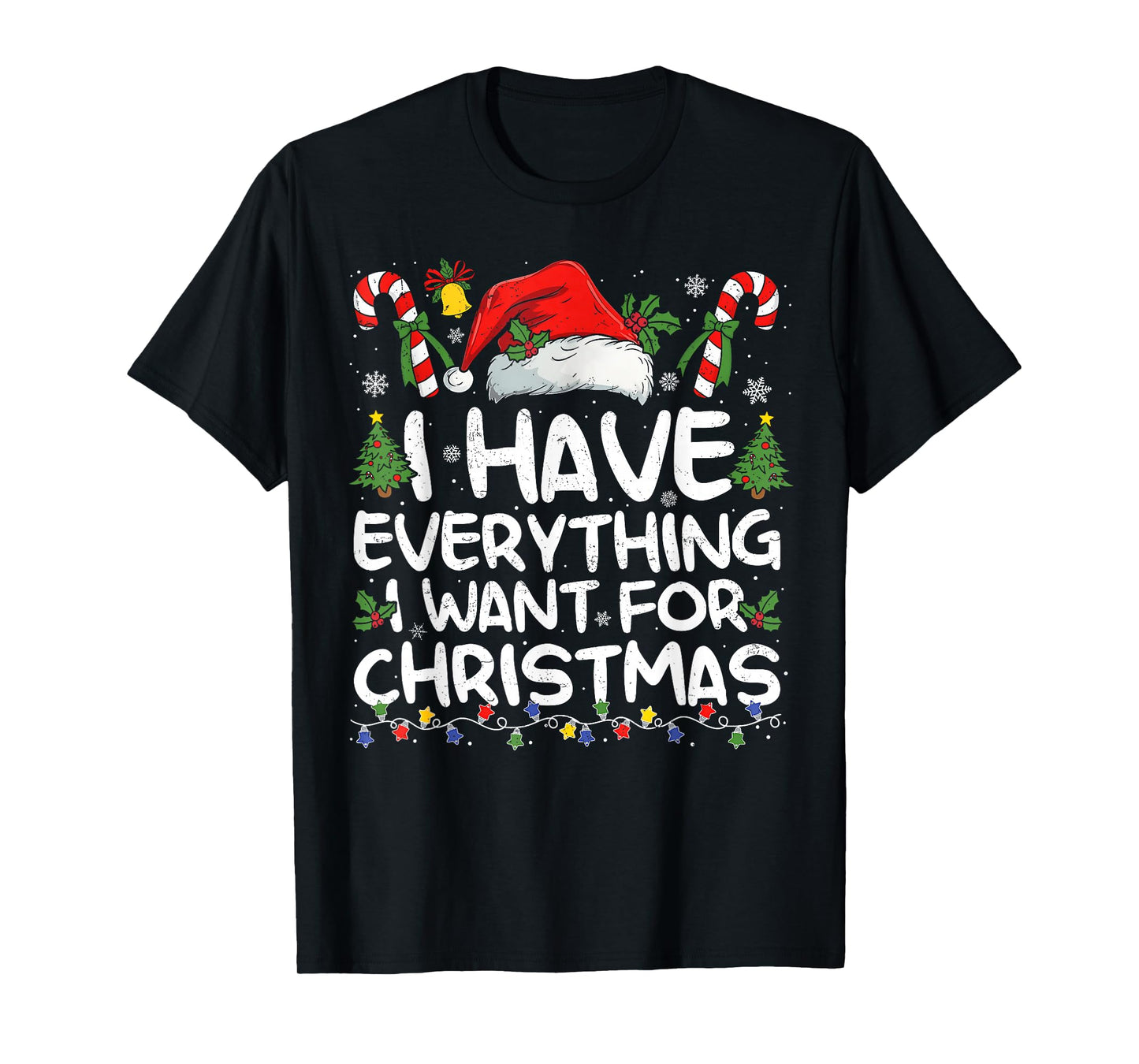 I Have Everything I Want for Christmas Its Me I'm Everything T-Shirt