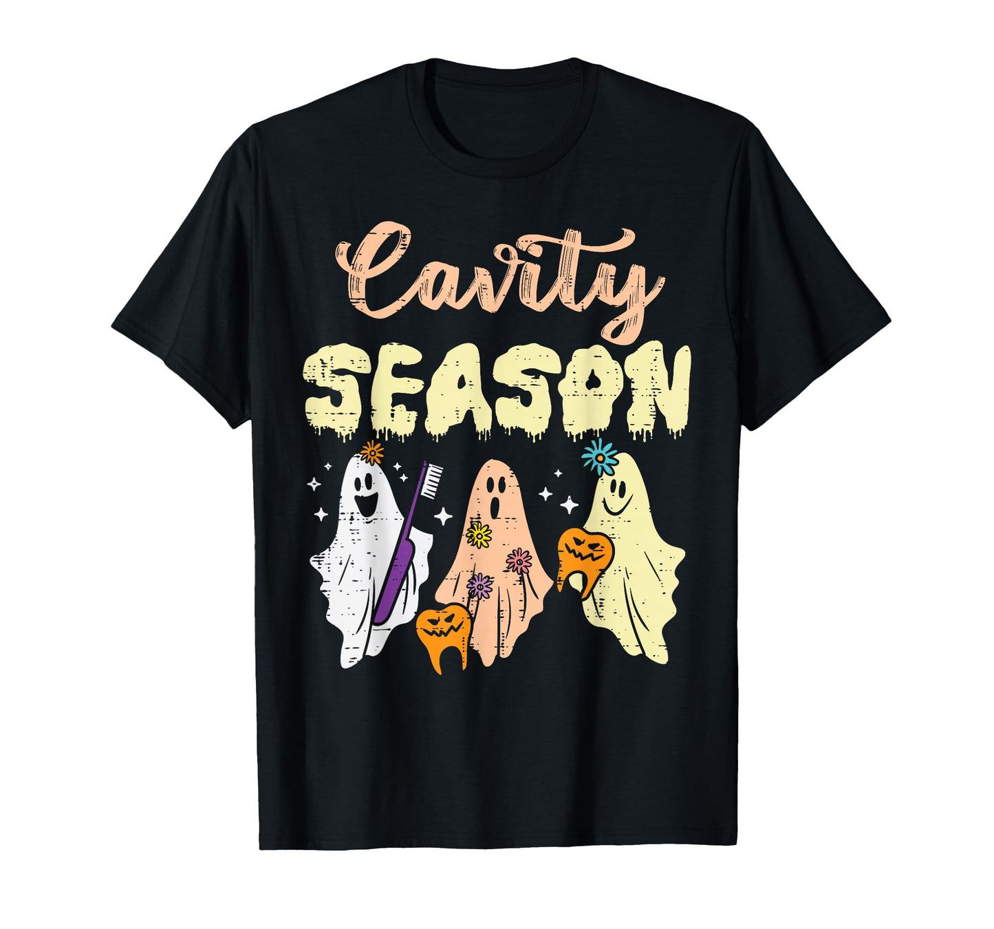 Halloween Dentist Cavity Season Dental Costume Men Women T-Shirt