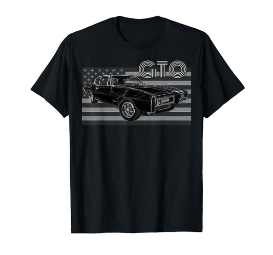 1968 1967 1965 GTO Classic Car Old School Muscle Car 64 70 T-Shirt
