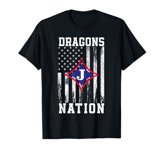 Jefferson Dragons Logo Nation HS T-Shirt