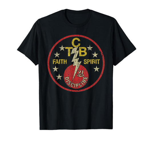 Vintage TCB Faith Spirit Discipline 1970's Distressed T-Shirt