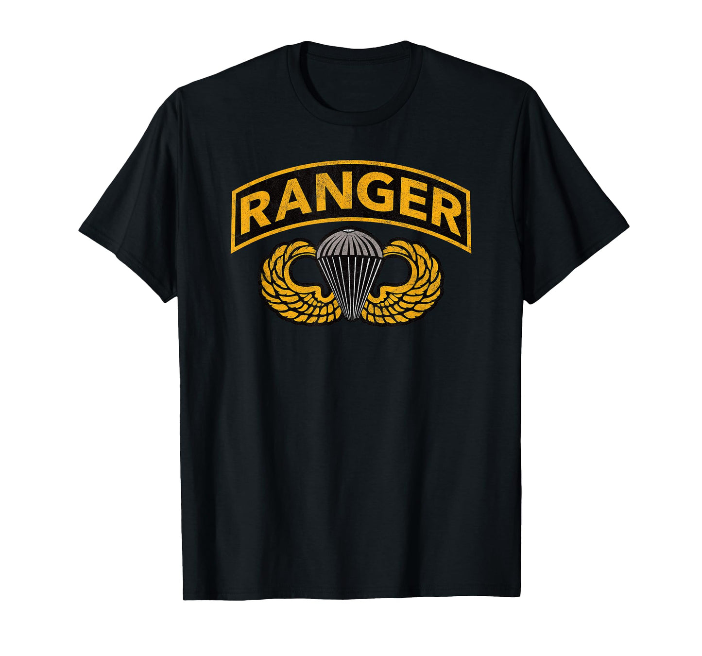 RANGER military air USA combat veteran soldier vet parachute T-Shirt