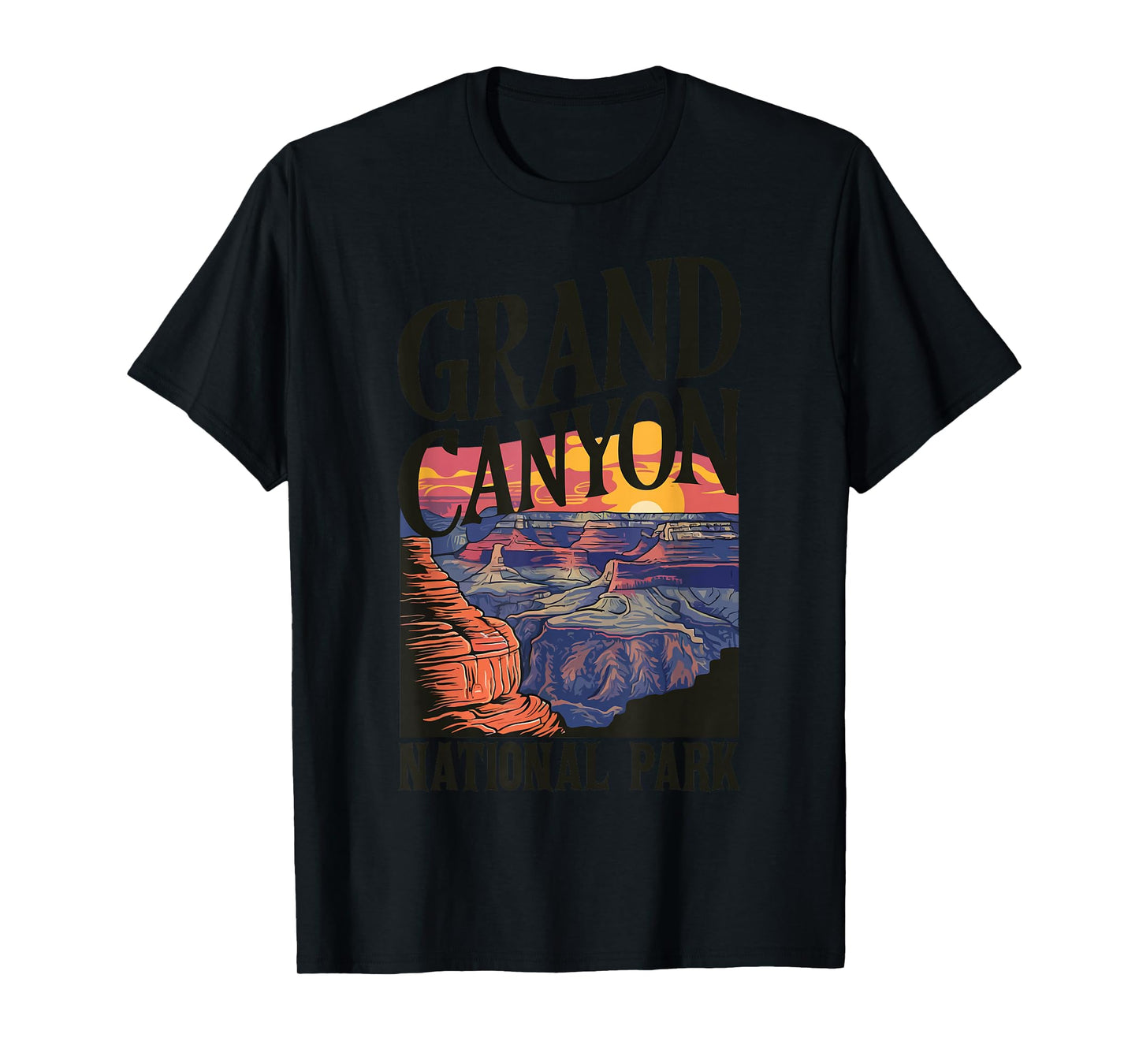 Grand Canyon National Park Classic Travel Hiking Camping T-Shirt