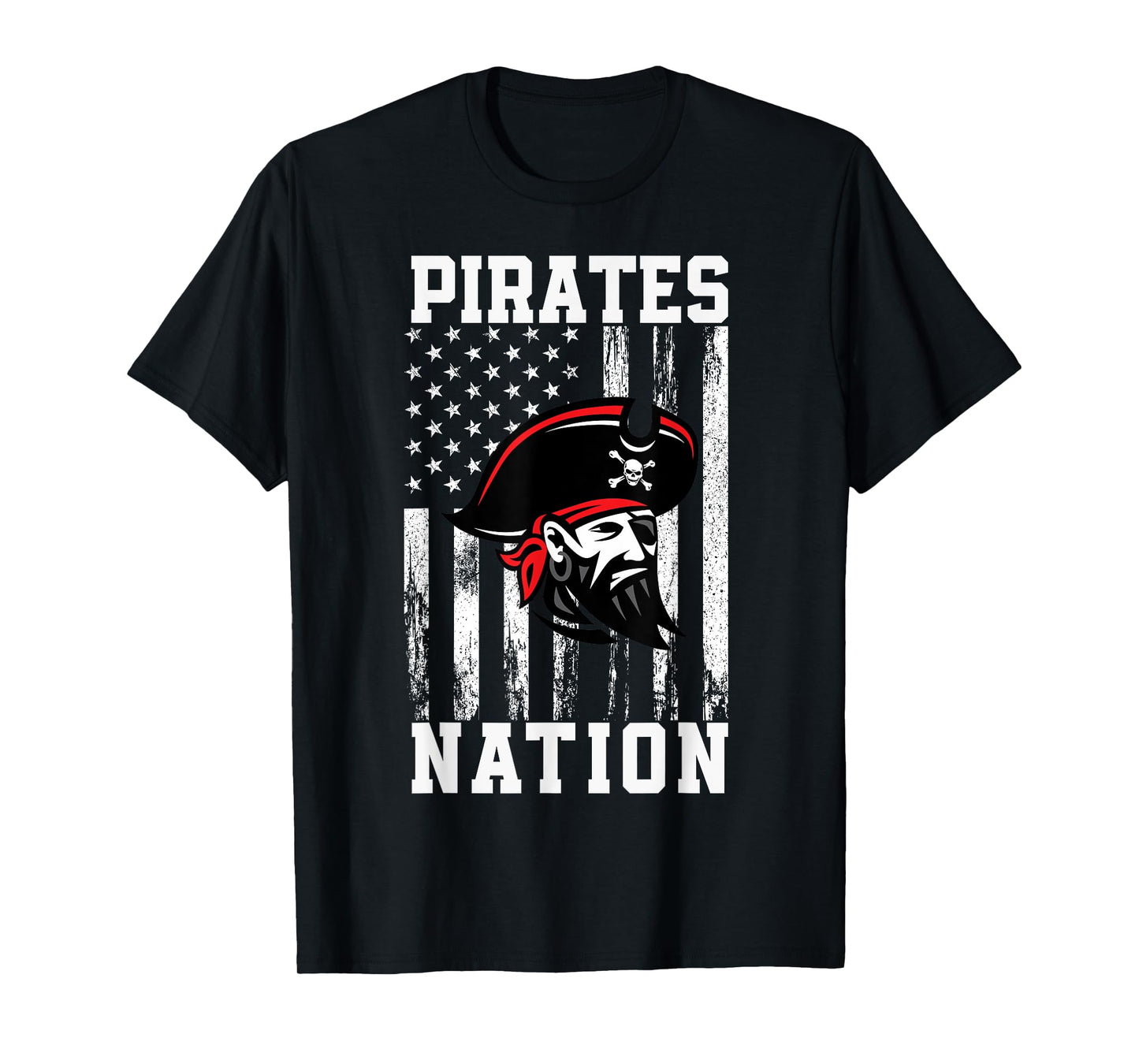 Hart Pirates Logo Nation HS T-Shirt