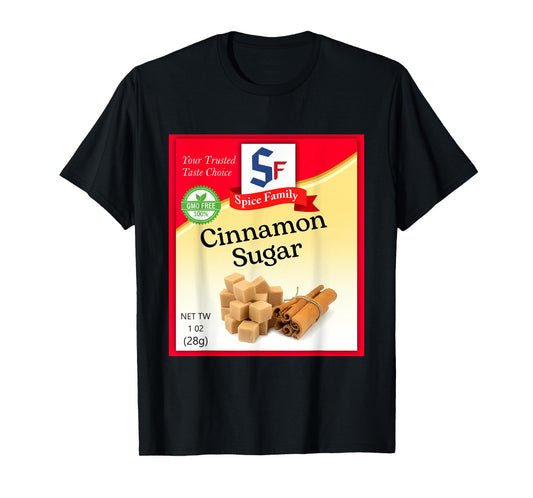 Cinnamon Sugar Condiment Holiday Spice Group Costumes T-Shirt