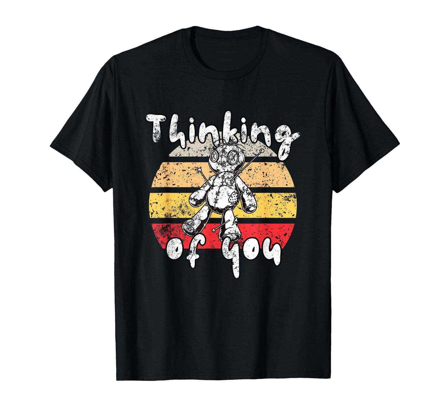 Thinking of You Funny Voodoo Doll Valentine's Day Joke T-Shirt