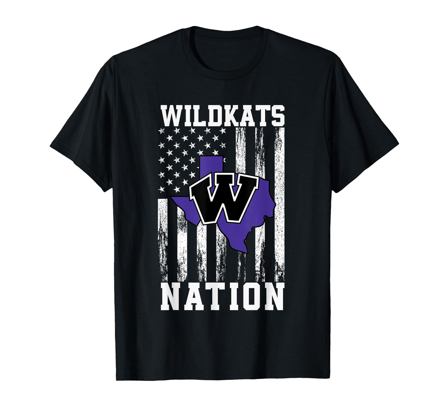 Willis Wildkats Logo Nation HS T-Shirt