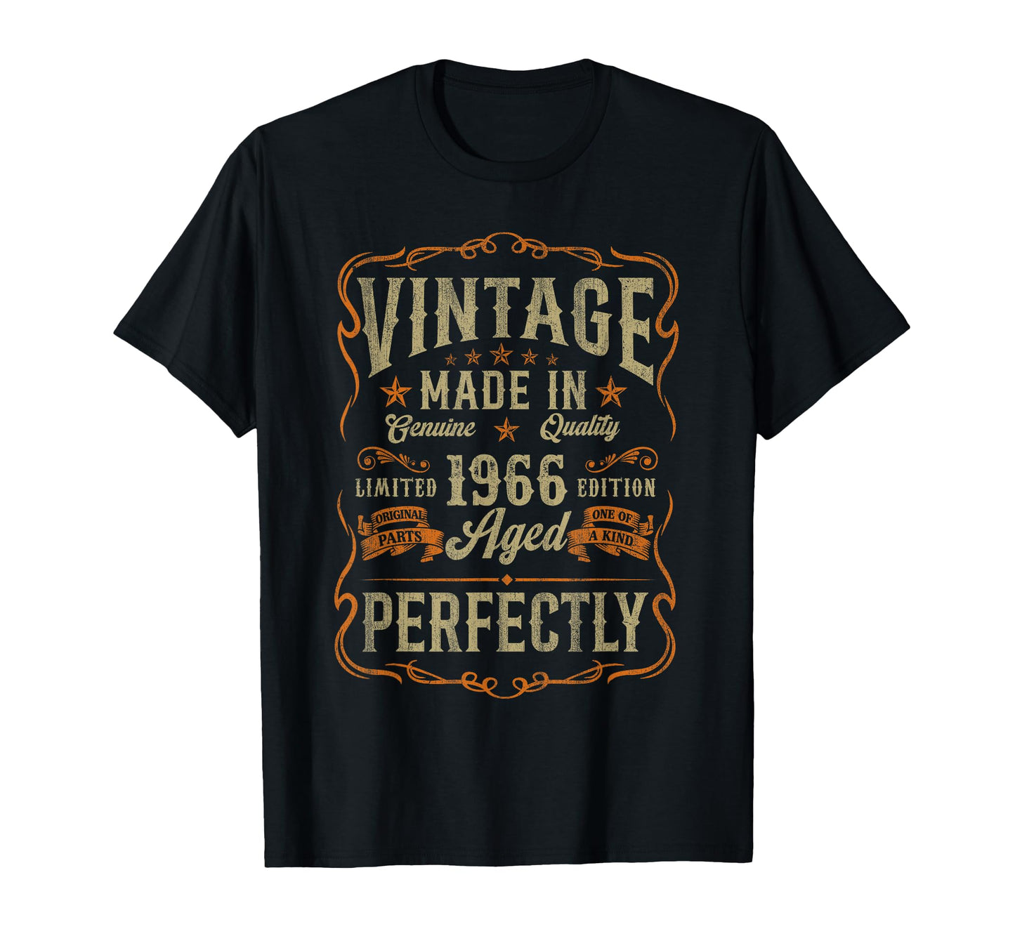 60 Years Old Vintage Made In 1966 60th Birthday Gifts Men T-Shirt