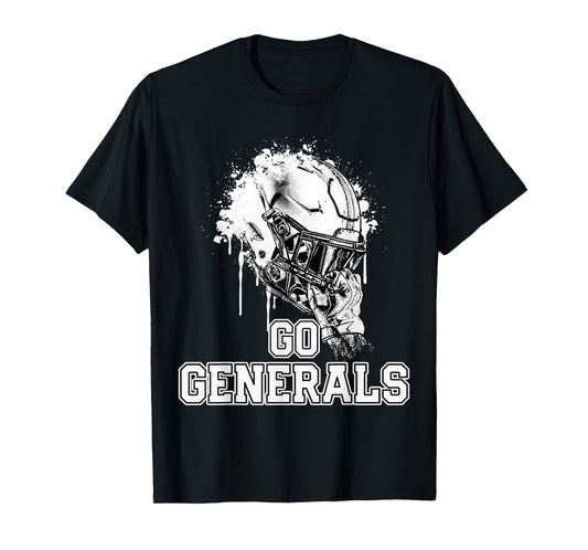 Clarksville Generals Rising Helmet GO! T-Shirt