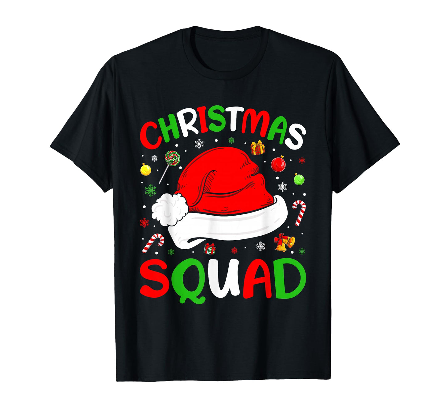 Christmas Squad Funny Xmas Tree Family Matching Pajamas Boys T-Shirt