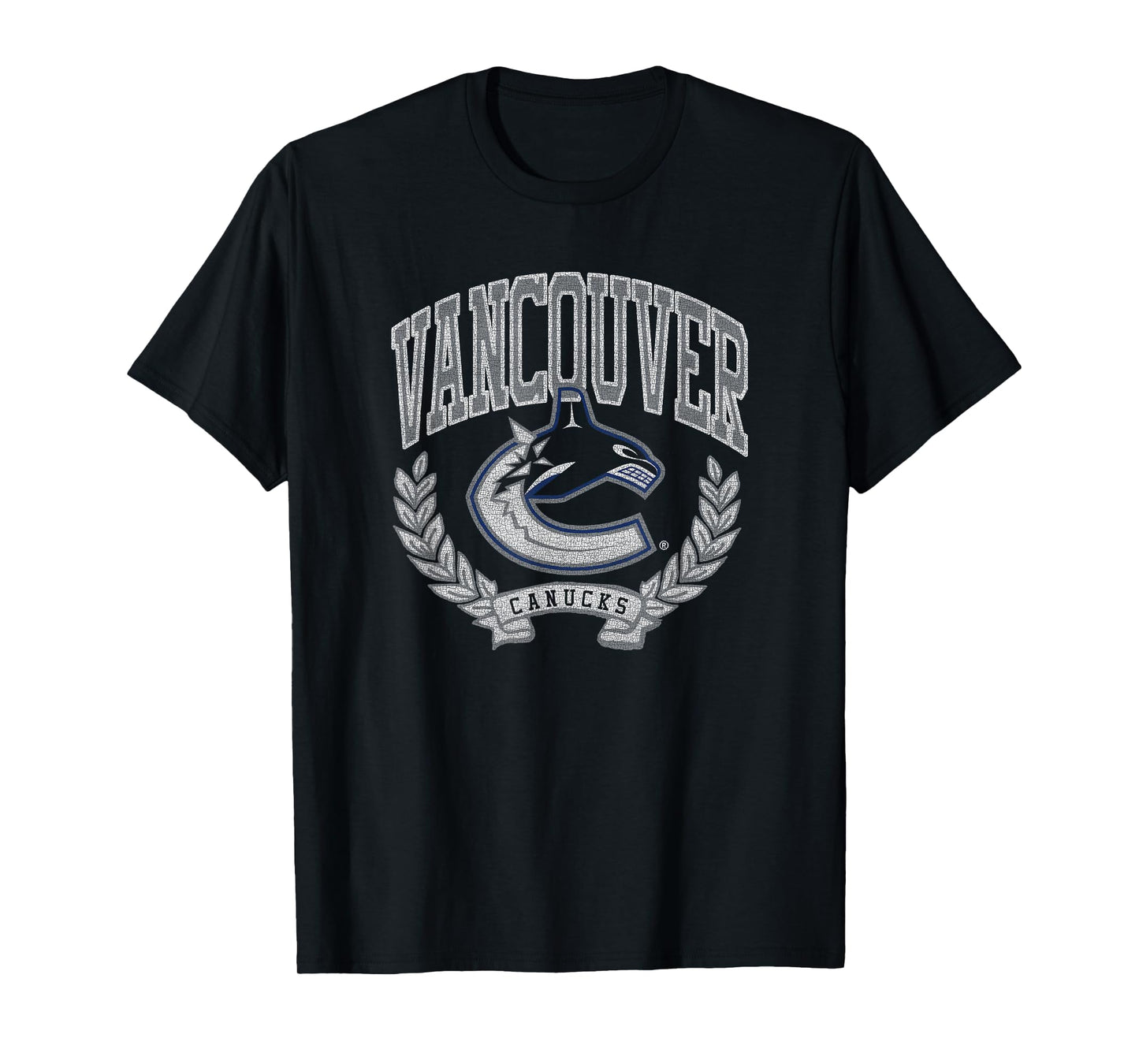 Vancouver Canucks Vintage Victory Navy Officially Licensed T-Shirt