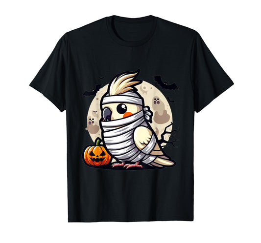spooky Cockatiel mummy T-Shirt