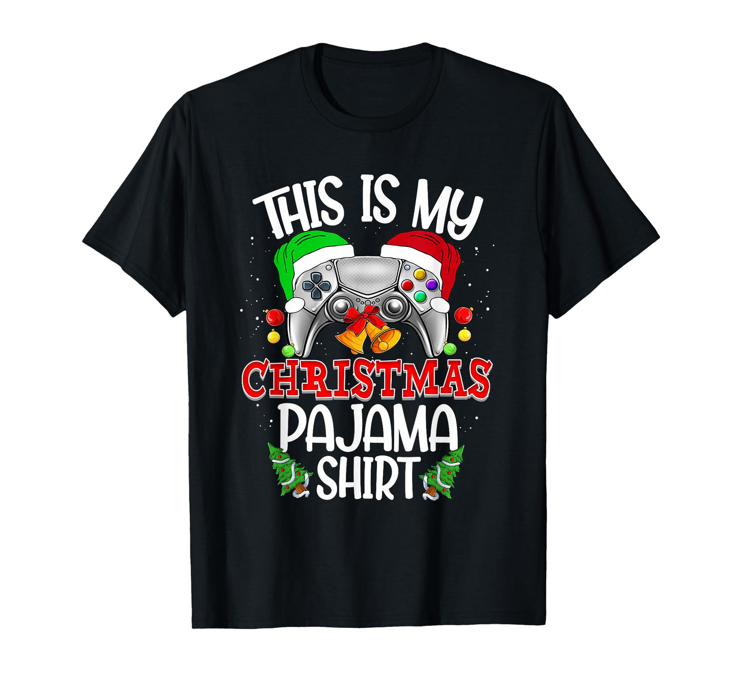 This is My Christmas Pajama Shirt Funny Video Gamer Men Boy T-Shirt