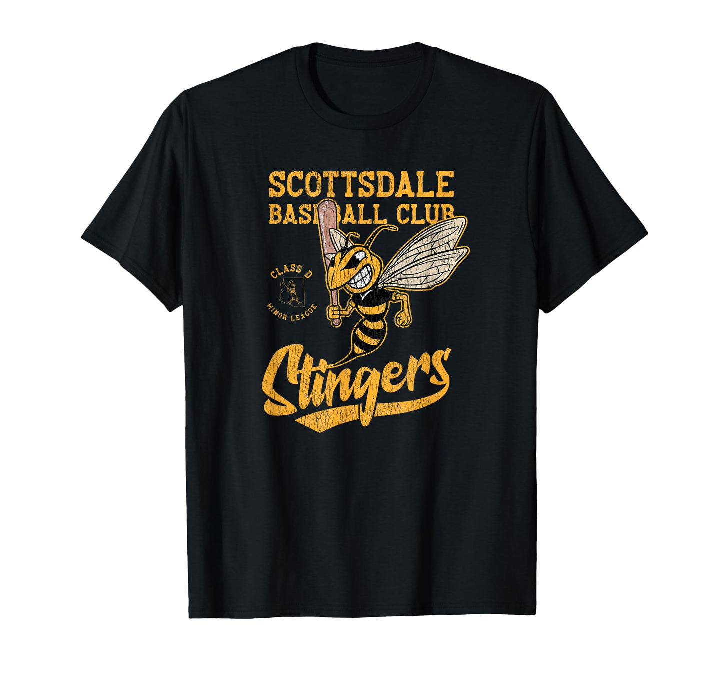Scottsdale Stingers Retro Minor League Baseball Team T-Shirt