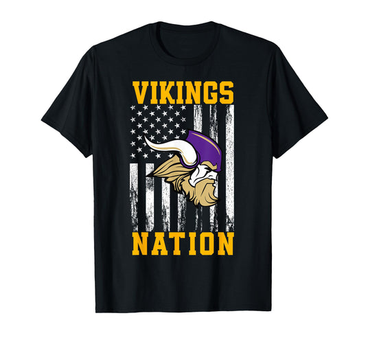 North Kitsap Vikings Logo Nation HS T-Shirt