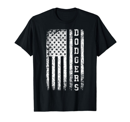 Dodgers Name Retro Vintage Apparel Gift Dodgers Lover T-Shirt