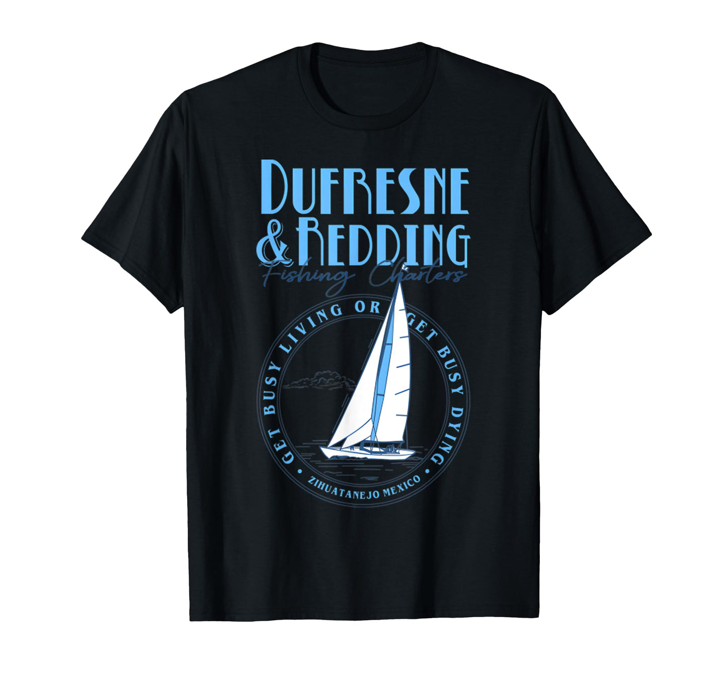 Retro Vintage Dufresne And Redding Fishing Charters Lover T-Shirt