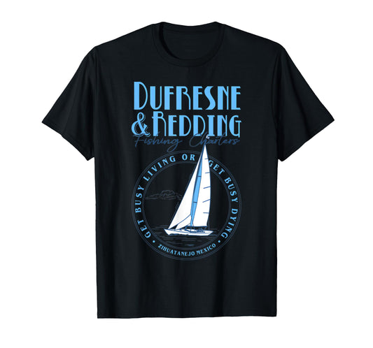 Retro Vintage Dufresne And Redding Fishing Charters Lover T-Shirt