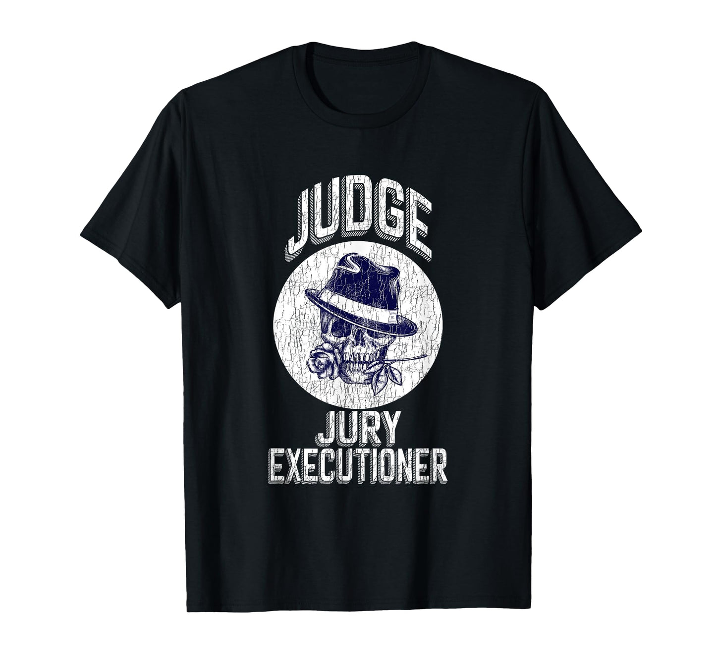 JUDGE JURY EXECUTIONER T SHIRT Motorcycles Skull & Bones Tee