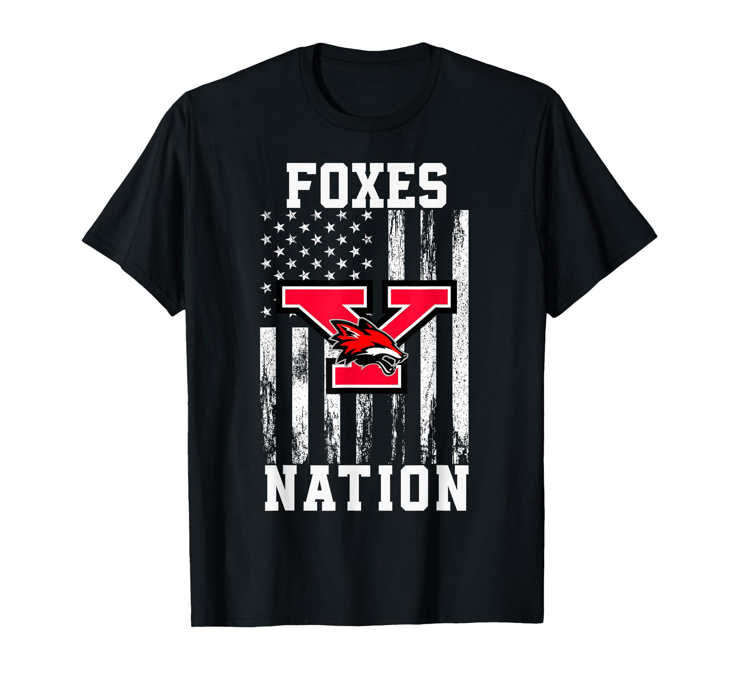 Yorkville Foxes Logo Nation HS T-Shirt