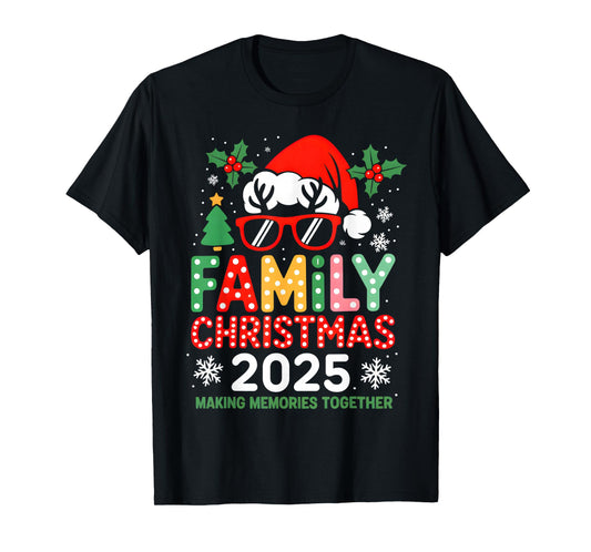 Family Christmas 2025 Christmas Squad Xmas Matching Pajamas T-Shirt
