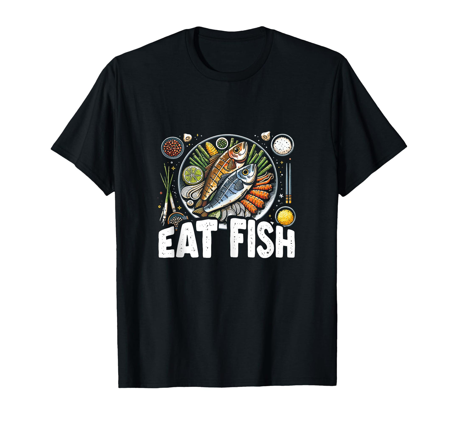 Funny Pescatarian Fishing Fisherman Gift For Men - Eat Fish Tank Top