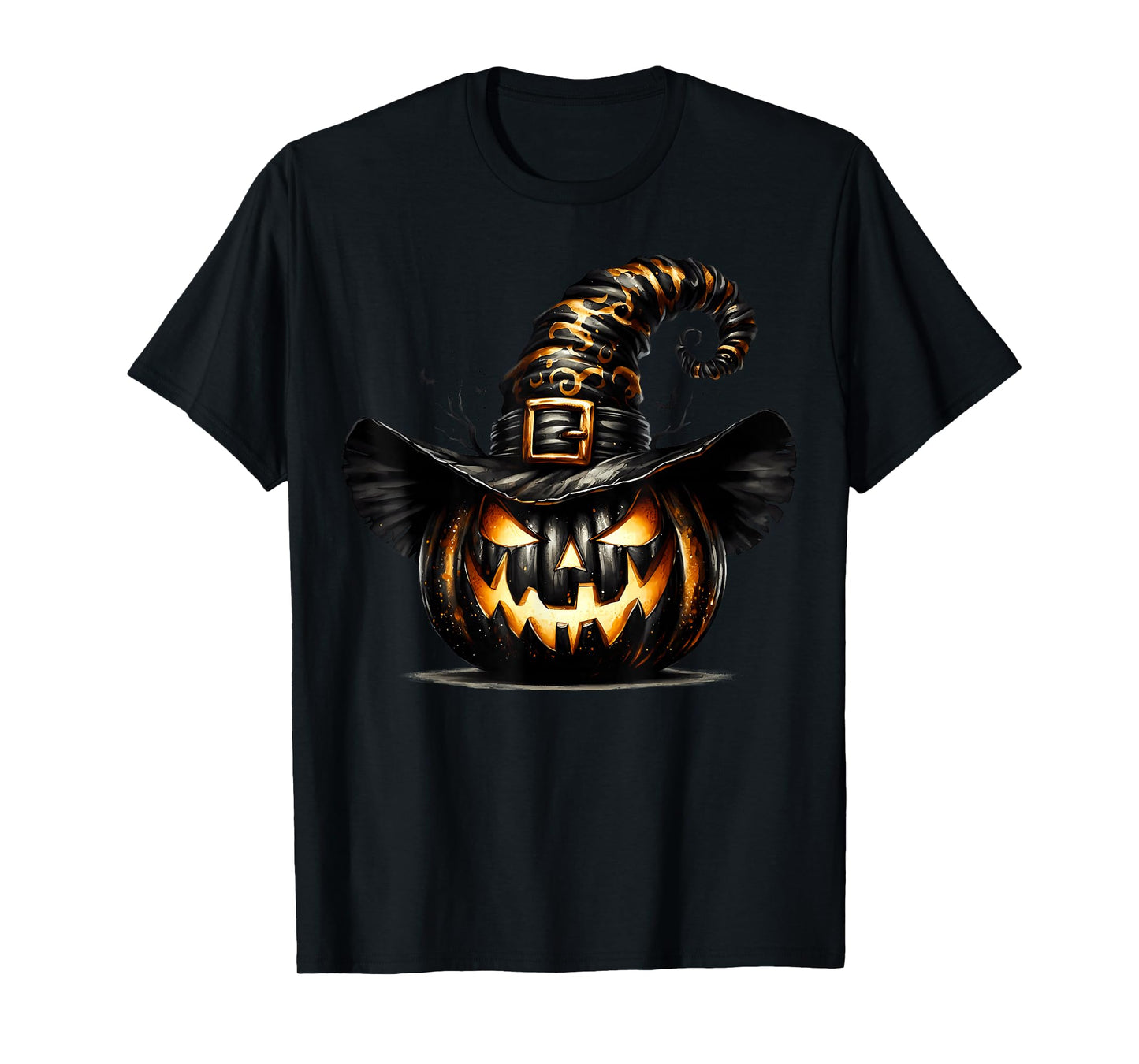 Halloween Gothic Witch Pumpkin Graphic for Witches Goth Mom T-Shirt