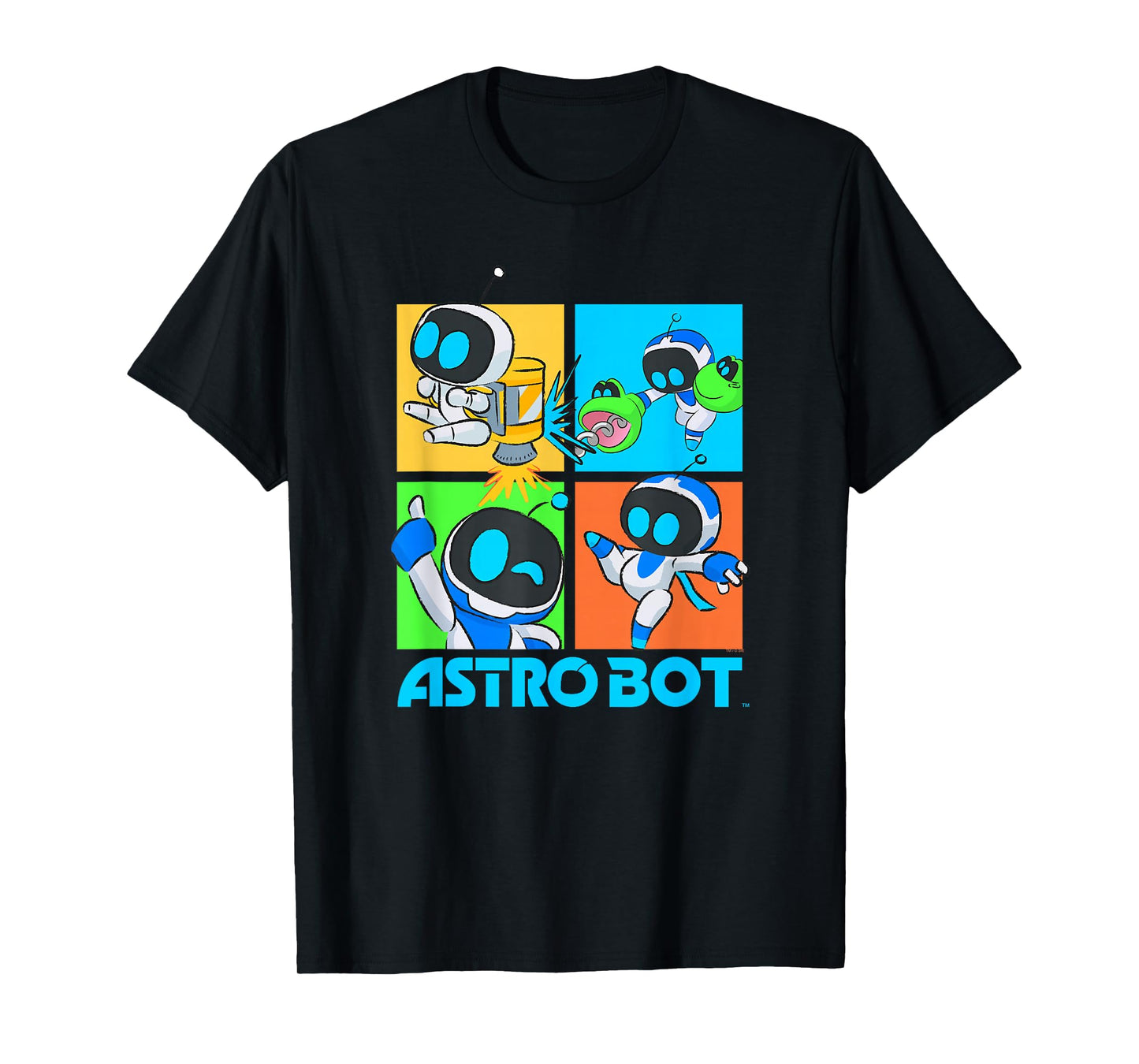 Astro Bot Rescue Mission Fighting Pose Video Game T-Shirt