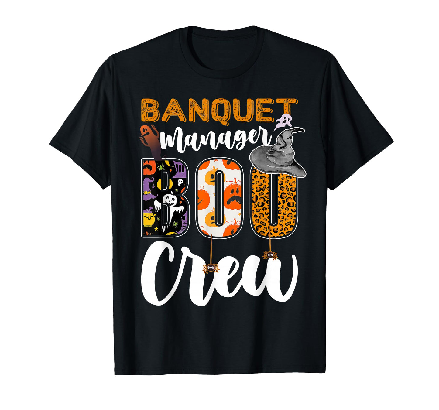 Banquet Manager Boo Crew Halloween Match Coordinator T-Shirt